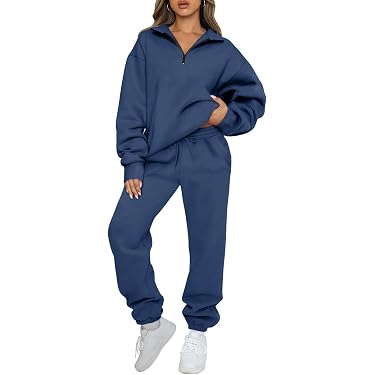 Ensemble Jogging Femme Grande Taille - Pantalon Et Haut En Polaire/velours - Tenue Sport Confortable Hiver/été