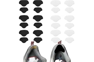 VIKSAUN 12 Pares de Parches de Reparación de Orificio de Talón, de Reparación de Talón Zapato Reparación de Orificio de Zapatilla Parche, Zapato Parche de Prevención de Roto de Zapato