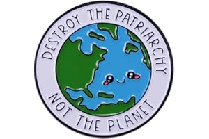 AOTEMAN Zerstören Die Patriarchat Nicht Die Planet Emaille Pin Feministischen Frauen Rechte Gleichheit Abzeichen Rucksack Dekoration Schmuck