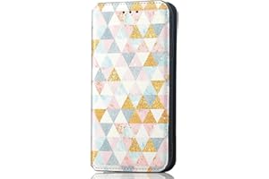 SEAHAI Funda para Xiaomi Redmi 12C / Xiaomi Redmi 11A Billetera, Diseño de Patrón de Colores Elegante, Suave PU Cuero Flip Carcasa Case con Soporte/Tapa Tarjetas/Magnética - Diamante Rosa Claro