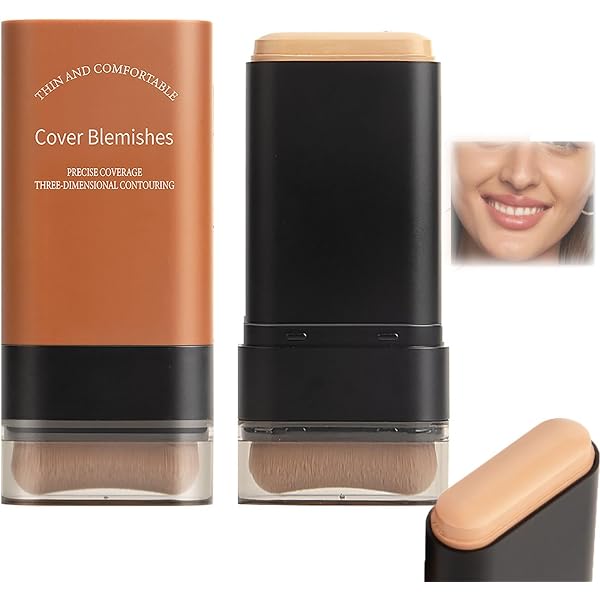 2-in-1 Foundation Stick Doppelkopf – Koreanischer Concealer & Foundation-Stick, 20 G, Hell & Natürlich