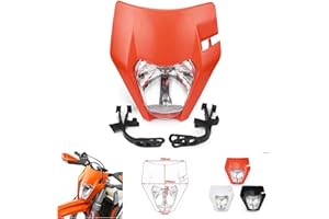 AN XIN Arancione Universale fari proiettore carenatura 2017 plastica Frontlight Motocross Enduro motociclette motocicli Streetfighter EXC SxS SX EXC XC Xcf Xcw Xcfw Sxf Smr MX Egs 50-525