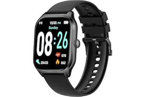 AcclaFit Reloj Inteligente para Android iOS, Smartwatch de 2,01" Tacto Completo, Smart Watch con Notificación, Respuesta/Marcación, Ritmo Cardíaco, Contador de Calorías para Hombres Mujeres