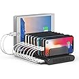 SooPii Stazione Di Ricarica A 6 Porte 60W Con PD 20W – 2 In 1 Con Supporto Per IWatch E AirPods