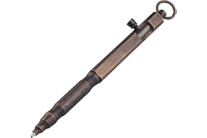 SMOOTHERPRO BR631 Długopis z litego mosiądzu, na drżenie Parkinsona artretyczne, Business EDC Signature, kolor brązowy (BR631)