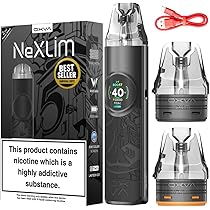 elfbar elfa kaufen OXVA NeXLIM, 40W Dual Mesh Pod, 1500 mAh, 4 mL Cartridge, Double Flavor and  Lifespan