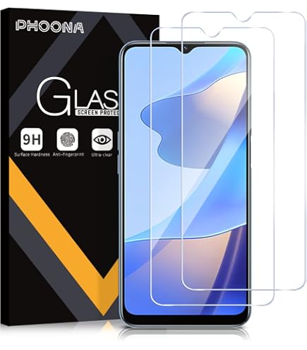 UIOK Protettore di Schermo Compatibile per OPPO A16 9H Durezza Anti