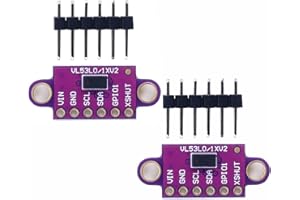 DUBEUYEW VL53L0X Time-of-Flight Entfernungssensor Flugmessung ToF Laser Range Finder 940nm Laser Detect Modul für Arduino (2PCS)