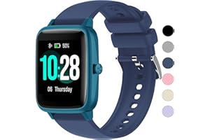 GENERIC OUTPUTBT 19mm 20mm 22mm Watch strap for Donerton/Garmin/Samsung Galaxy/Fossil/AMAZF1T Sport Silicone Replacement Strap for Nerunsa/ENOMIR/Fitpolo/WeurGhy/Huawei Watch Band Men Women Black