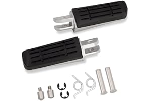 Hokuotolite Estriberas, pedales delanteros/reposapiés del conductor para FJR 1300 FZ1 FZ400 FZ6 FZ6R XJR400 XJR1200 XJR1300 XJ6