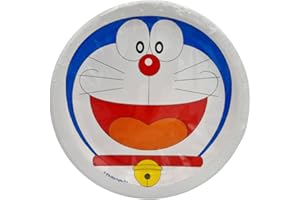 BeenSmile, 8 PLATOS 23 CM DORAEMON, Platos Desechables para Fiesta de Cumpleaños Infantil, Artículos de Decoración para Fiestas Temáticas