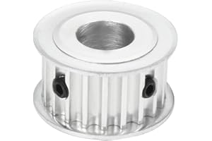 UXCELL sourcingmap Roue synchrone 20 dents Alésage 14mm Aluminium Courroie de distribution 16 mm largeur