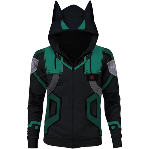 Felpa Con Cappuccio My Hero Academia Todoroki Shoto – Cosplay, Uomo/ragazzo, Taglie Asiatiche