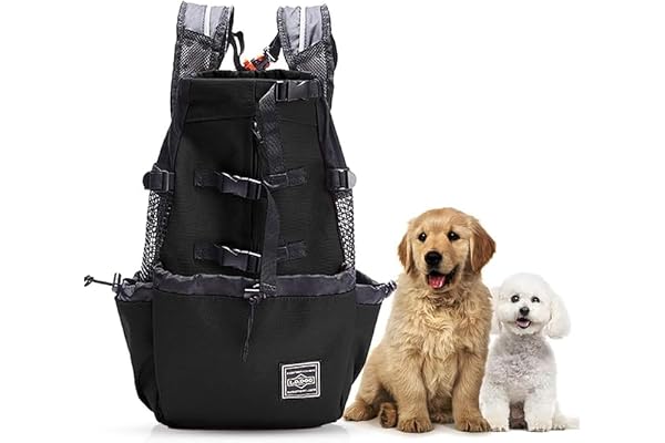 Woolala Sac à dos léger pour chien de petite et moyenne taille, approuvé par les vétérinaires pour les voyages – Facile à transporter et économie de l'espace