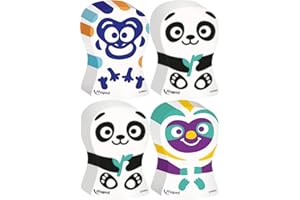 Maped - Material Escolar - Goma de Borrar Ergo Fun - Pack con 2 Unidades - Diseño Lúdico con Formas de Pingüino y Perezoso - Agarre Ergonómico - Precisión de Borrado