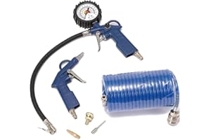 POWER AERO NOVIA Kit d'accessoires pour compresseur 6 pièces,Accessoires pour compresseur d’air Bleu