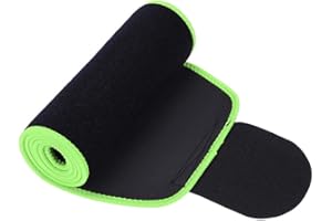 TBEST Bandaż na plecy, pas treningowy, pas do trenowania talii, oddychający trening potu, regulowany pas do kontroli brzucha