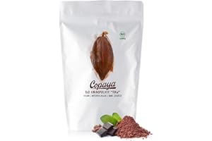 ‎COPAYA Copaya Kakaopulver BIO 1Kg, Rohkakao Pulver, 11% Fett, Stark Entölt