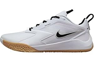 Nike Air Zoom Hyperace 3 FQ7074-101, Men Handball Shoes,Volleyball Shoes, White, 42,5 EU