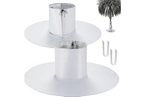 DOUBFIVSY Protector Raíces Palmera 2 Unid, Fundas Protectoras para Plantas en Invierno de Tela Oxford con 8 Piquetes, 3 Capas Antihielo para Exteriores | Cobertor Tronco Árbol y Plantas 100CM