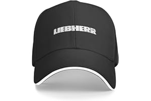 QFLLQLFF Basecap Liebherr Carterpillar Bagger Baseball Cap für die Sonne Papa Hut Custom Cap Golf Wear Herren Luxus Damen Geschenk