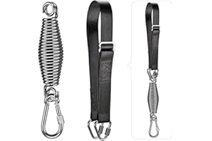 Dolibest Correa para Colgar Saco de Boxeo, Bolsa Pesada de 55 a 100 cm, Cuerda Ajustable para Colgar en casa, Gimnasio, Boxeo, Saco de Arena, Entrenamiento, Fitness, Equipo de Ejercicios