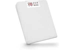 ZEN MASSAGE WARE ZEN – Funda camilla masaje ajustable - Funda camilla ajustable de felpa suave para camillas de cosmética, fisioterapia y tratamiento - lavable a 60° - accesorios de masaje Blanco