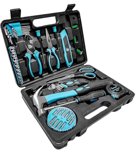 Cassetta Attrezzi Sundpey 379 Pezzi - Set Completo Per Casa E Auto, Con Valigia, Utensili Varie