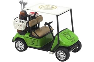 DIFICATO Mini Golf Cart Toy | Diecast Metal Golf Cart Models | Pullback Action Cart Assembly Model Play Vehicle Toys for Boys Girls Cake Topper Decoration Miniature Figurine Ornament