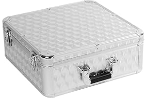 Roadinger 30122053 - Caja para 100 CD (aluminio)