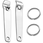 UBRAVE 2 Stück Tragbare Bierflaschenöffner Mini Taschen Bieröffnen, Dosenöffner-Werkzeug für orale Flüssigkeitsfläschchen, fü