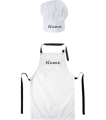 Set Di Grembiuli Per Bambini Da 4 Pezzi, Grembiule Da Cuoco Regolabile Con Grembiuli Da Cucina A 2 Tasche Nero 3 6 Anni