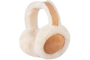 Mulor Paraorecchie in Pile da Donna Morbidi Scaldamuscoli per l'inverno Tengono al Caldo Pieghevoli