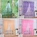 1M*2M Floral Pattern Offset Blinds Window Screen Ready Made Curtains Homeware & Furniture (Purple)