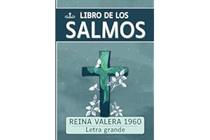 Libro de los Salmos - biblia reina valera 1960 letra grande: para personas con discapacidad visual para adultos y niños católicos y cristianos