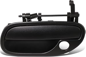 DNA MOTORING OEM-DHO-00191 Türgriff für die Fahrerseite, kompatibel mit 00-03 Volvo S40 / V40, strukturiert, schwarz