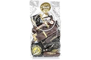Venchi Sacchetto Cioccolatini Fondenti Assortiti, 300g - Cioccolato Extra Fondente - Senza Glutine