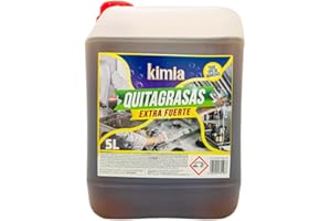 KIMIA - Quita Grasas Extra Fuerte 5L | Quitagrasas Concentrado | Desengrasante Profesional | Potente y Versátil | Desengrasante para Diversas Superficies | Alta Eficacia