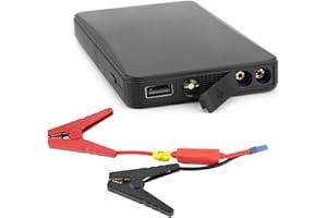 VACANON Car Jump Starter Power Pack, 12V 300A Peak Portable Emergency Car Battery Charger Booster with Build-in Flashlight for Gasoline Engine, Cars, Vehicles, Motorcycle, Below 2.0L