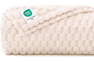 ‎LUCIPHIA luciphia Hundedecke Katzendecke Waschbar, Kuscheldecke Flanell für Kleine Mittlere Größe Hunde Katzen, Haustier Decke für Unterwegs Kuschel Flauschig und Weich, Beige Weiß 52 x 76 cm