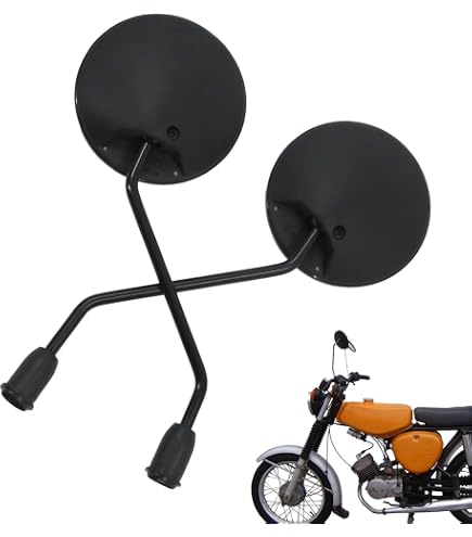 Set: 2 Spiegel, 110mm, komplett in Chrom - für Simson S50, S51, S70, KR51/2 Schwalbe, SR50, SR80, u.a