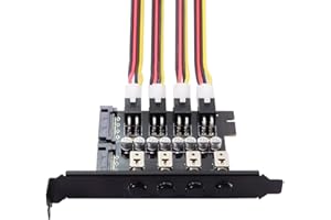 JSER Xiwai 4 Festplattensteuerungssystem, intelligentes Steuerungsmanagementsystem, HDD, SSD, Netzschalter mit PCI Halterung