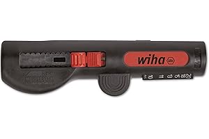 Wiha Herramienta pelacables multiusos para cables redondos 125 mm, 5" (44242)