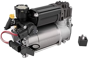 UENOPEDIN MJ Compresor de suspensión neumática Regulación de nivel con relé Reemplazo Compatible con CLS C219 Clase E W211 S211 Clase S W220# 2203200104 2203200304 2113200304