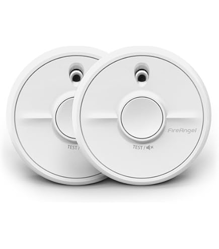 Détecteur De Fumée Optique FireAngel SW1-PF-T - Secteur Avec Batterie De Secours 9V