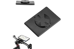 Hominas Cykelhållare, adapter, 50 x 35 mm, mobiltelefonhållare, GPS-adapter, självhäftande cykel, telefonhållare, kompatibel