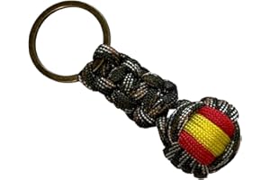 MIBANDERA Llavero Bandera de España, Llavero Hombre Mujer Bandera España. Llavero Coche Moto