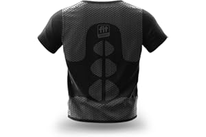 FIT THERAPY Maglia Unisex per Dolori Muscolari - Dispositivo Medico per Cervicale, Spalle, Dorso e Lombare - Tessuto Tecnico Traspirante