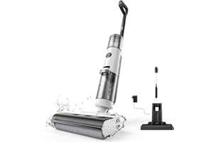 JONR ED12 Wet Dry Vacuum Cleaner Cordless,Hard Floor Cleaner Machines with 850ml Water Tank,Self-cleaning and Self-propelling, Low Noise,Lightweight and Simple Operation,Vacuum and Mop,Multi-Surface