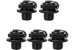 AIPWEYT STORE Válvulas de Aire Inflables Kayak de Tornillo, Válvula Inflable para Barcos Neumáticos Kayak Barco para Barcos Inflables Resistente Válvula Espiral Inflable Tapón para Balsa Inflable, 5 Piezas